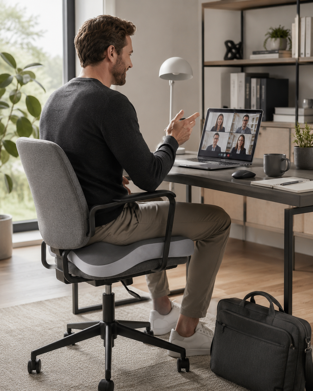 Ein Kissen für deinen Arbeitsalltag